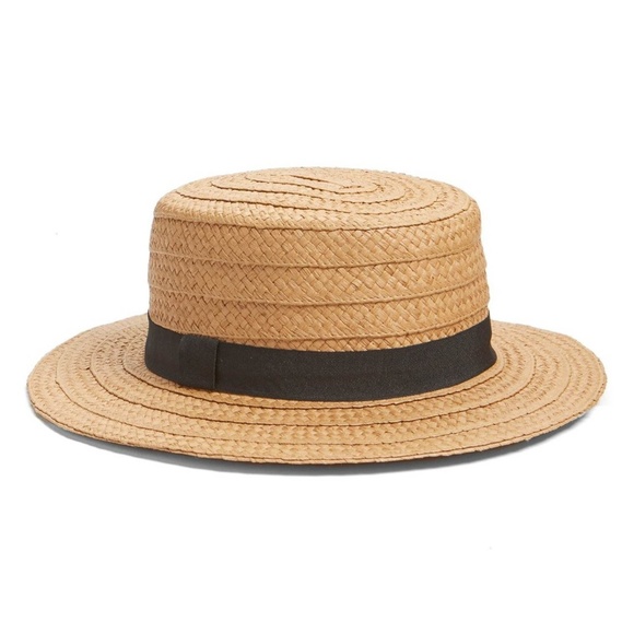 Nordstrom Accessories - NWOT Nordstrom Hinge Straw Boater Hat OS